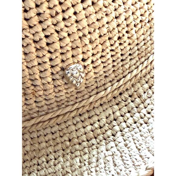 Helen Kaminski NWT Natural Raffia Sun Hat Golf Resort Vacation Womens One Size - Picture 4 of 11